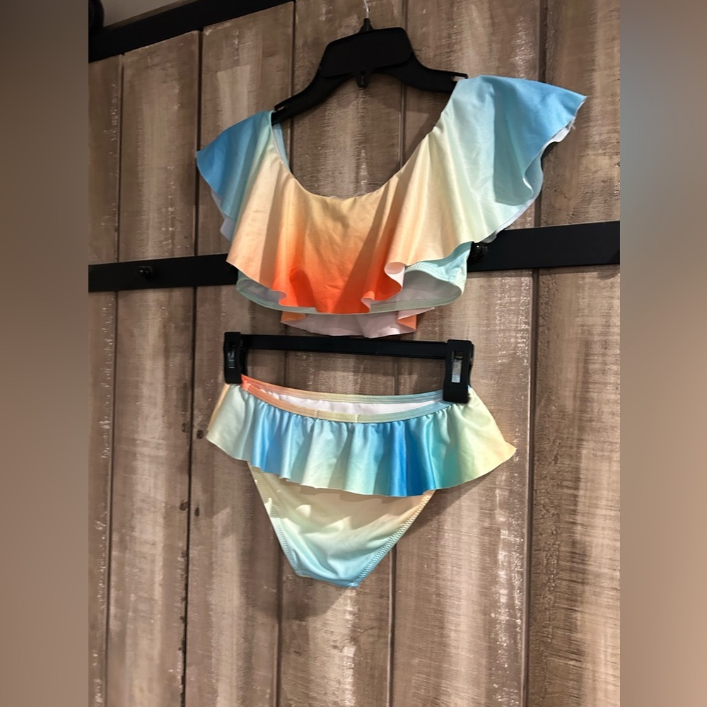 Girls Stella Cove ombré bikini, 12 - Picture 3 of 8